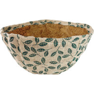 Gardman 14 In. Coconut Fiber Round Decorative Leaf Plant Liner