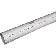 Charlotte Pipe 1 In. x 2 Ft. Schedule 40 PVC Pressure Pipe  Plain End
