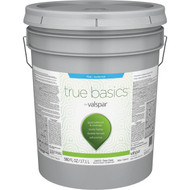 True Basics by Valspar Flat Exterior Paint  5 Gal.  Clear Base