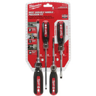 Milwaukee Cushion Grip Screwdriver Set (4-Piece)