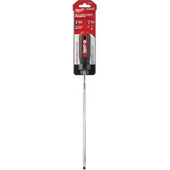 Milwaukee 1/4 In. x 10 In. Cushion Grip Cabinet Tip Slotted Screwdriver