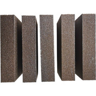 Jumbo All-Purpose 3 In. x 5 In. x 1 In. 80/120 Grit Fine/Medium Sanding Sponge (5-Pack)