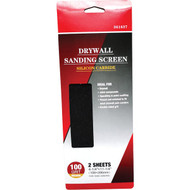 100 Grit 4-1/4 In. x 11-1/4 In. Drywall Sanding Screen (2-Pack)
