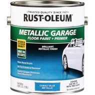 Rust-Oleum Metallic Garage Floor Paint + Primer  1 Gal.  Cobalt Blue