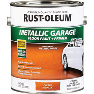 Rust-Oleum Metallic Garage Floor Paint + Primer  1 Gal.  Copper