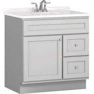 Bertch Northbrook 30 In. W x 34-1/2 In. H x 21 In. D Lighthouse Vanity Base without Top  2 Door/2 Drawer