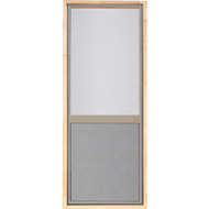 Screen Tight Century Pet Guard 32 In. W x 80 In. H x 1 1/8 In. Thick Natural Wood Screen Door