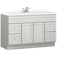 Bertch Northbrook 48 In. W x 34-1/2 In. H x 21 In. D Lighthouse Vanity Base without Top 2 Door/4 Drawer