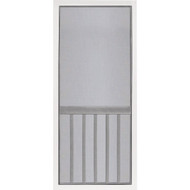 Screen Tight 5-Bar 36 In. W x 80 In. H x 1 In. Thick White Vinyl Screen Door