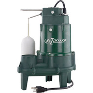 Zoeller 1/2 H.P. Pro 115V Cast Iron Sewage Ejector Pump