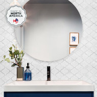 Smart Tiles Approx. 11 In. x 22 In. Glass-Like Vinyl Backsplash Peel & Stick  Arabesco Marble XL (2-Pack)