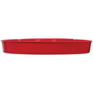 Farm-Tuff 1 Gal. Screw-On Red Polypropylene Poultry Waterer Base