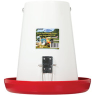 Farm-Tuff 25 Lb. Capacity Hanging Plastic Poultry Feeder