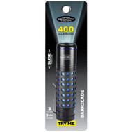 Police Security Barricade 3AAA 400 Lm. Focusing Rubber Grip LED Flashlight