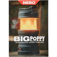 Nebo Big Poppy 8.37 In. H. x 4.06 In. Dia.Rechargeable LED Lantern
