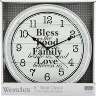 Westclox 11 In. Wall Clock with Inspirational Message
