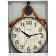 Westclox 14 In. Hanging Pulley Wall Clock