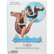 PoolCandy T-Rex Ride-On Noodle Pool Float