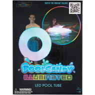 PoolCandy Illuminated LED Ride-On Tube Pool Float