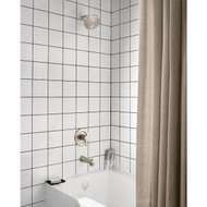 Moen Rinza Posi-Temp 1-Handle Lever Tub & Shower Faucet  Spot Resist Brushed Nickel