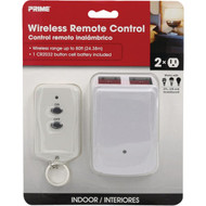 Prime 80 Ft. Range White Wireless with Remote Control