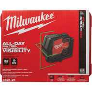 Milwaukee USB Rechargeable Green Cross Line Laser