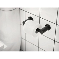 Moen Rinza Wall Mount Pivoting Toilet Paper Holder  Matte Black