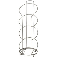 Zenna Home Satin Nickel Freestanding Toilet Paper Holder