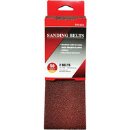 3 In. x 18 In. 50 Grit Heavy-Duty Sanding Belt (2-Pack)