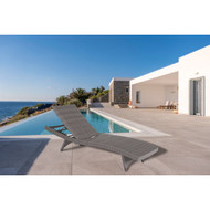 Pacific Casual Palm Aire Aluminum Frame Chaise Lounge