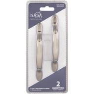 KasaWare 5 In. Satin Nickel Cabinet Pull (2-Pack)