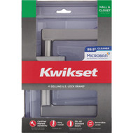 Kwikset Halifax Satin Nickel Steel Passage Lever