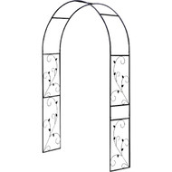 Gardman Black Steel Botanical Garden Arch