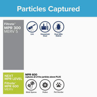 Filtrete 14 In. x 14 In. x 1 In. 300 MPR Basic Dust & Lint Furnace Filter  MERV 5
