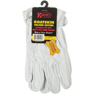 Kinco Men's Large White Goatskin Leather Driver Glove