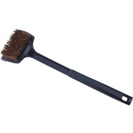 Dyna Glo 18 In. Palmyra Bristles Flat Top Grill Cleaning Brush