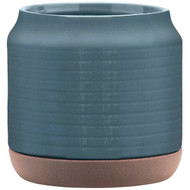 Southern Patio Oakland 8 In. Ceramic Blue Planter