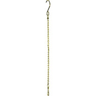 Alpine 20 In. Gold Metal 12-Item Hanging Chain Clip Strip
