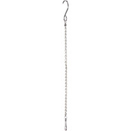 Alpine 20 In. Silver Metal 12-Item Hanging Chain Clip Strip