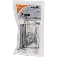 National Satin Chrome Swing Clear Hinge