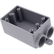 IPEX Kraloy 1-Gang PVC Molded FSS Wall Box  1/2 In.