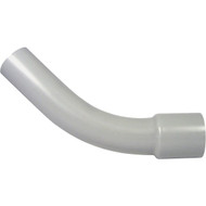 IPEX Kraloy 1-1/2 In. Schedule 40 45 Deg Standard Radius Belled End PVC Elbow