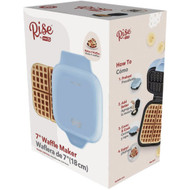 Rise By Dash 7 In. Blue Waffle Maker