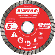 Diablo 5 in. Diamond Continuous Rim Turbo Dry/Wet Diamond Blade