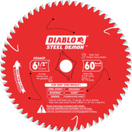 Diablo Steel Demon 6-1/2 in. 60-Tooth Very Thin Mild Steels Circular Saw Blade