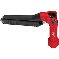 Milwaukee AIR-TIP 1-1/4 In. - 2-1/2 In. Red Plastic Low-Profile Pivoting Vacuum Brush