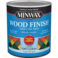 Minwax Wood Finish Water-Based Solid Color Stain  Clear Tint Base  1 Qt.