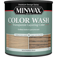 Minwax Color Wash Transparent Layering Color  Weathered Gray  1 Qt.