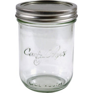 Country Classics Pint Size Wide Mouth Canning Jar (12-Pack)