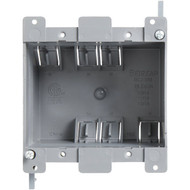 2-Gang PVC Molded Old Work Wall Electrical Box  25 Cu. In.